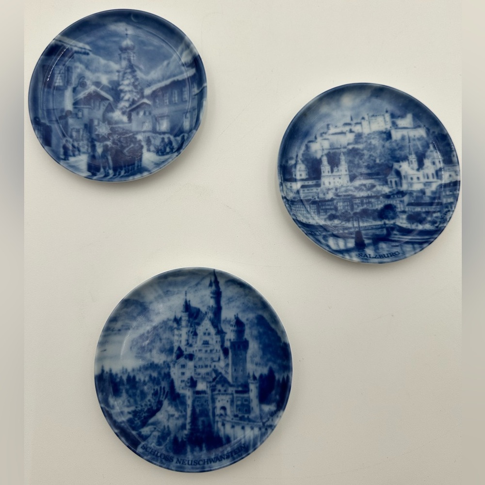 3 Berlin Kaiser Design 4” Coaster/ Plate